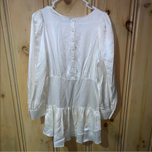 LoveShackFancy White Silk Dress - Picture 4 of 9
